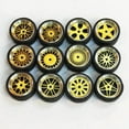 thumbnail image 4 of 1:64 Scale Diecast Racing Model Car Wheel & car model wheels Tire Set Accessories Style A, 4 of 9