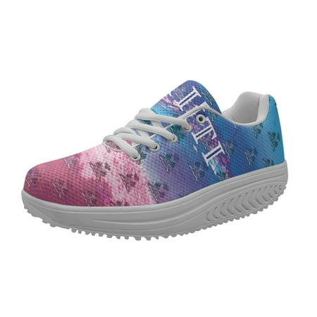 

Haiti Flag Pattern Ladies Spring Autumn Non-slip Casual Walking Shoes Shock Absorption Lace Up Breathable Sneakers Custom Image