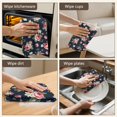 thumbnail image 6 of 2 Pcs Pioneer Flower Floral Print Pattern Kitchen Towels, Funny Microfiber Dish Towel Set, 18" X 26" Tea Towels, 6 of 6