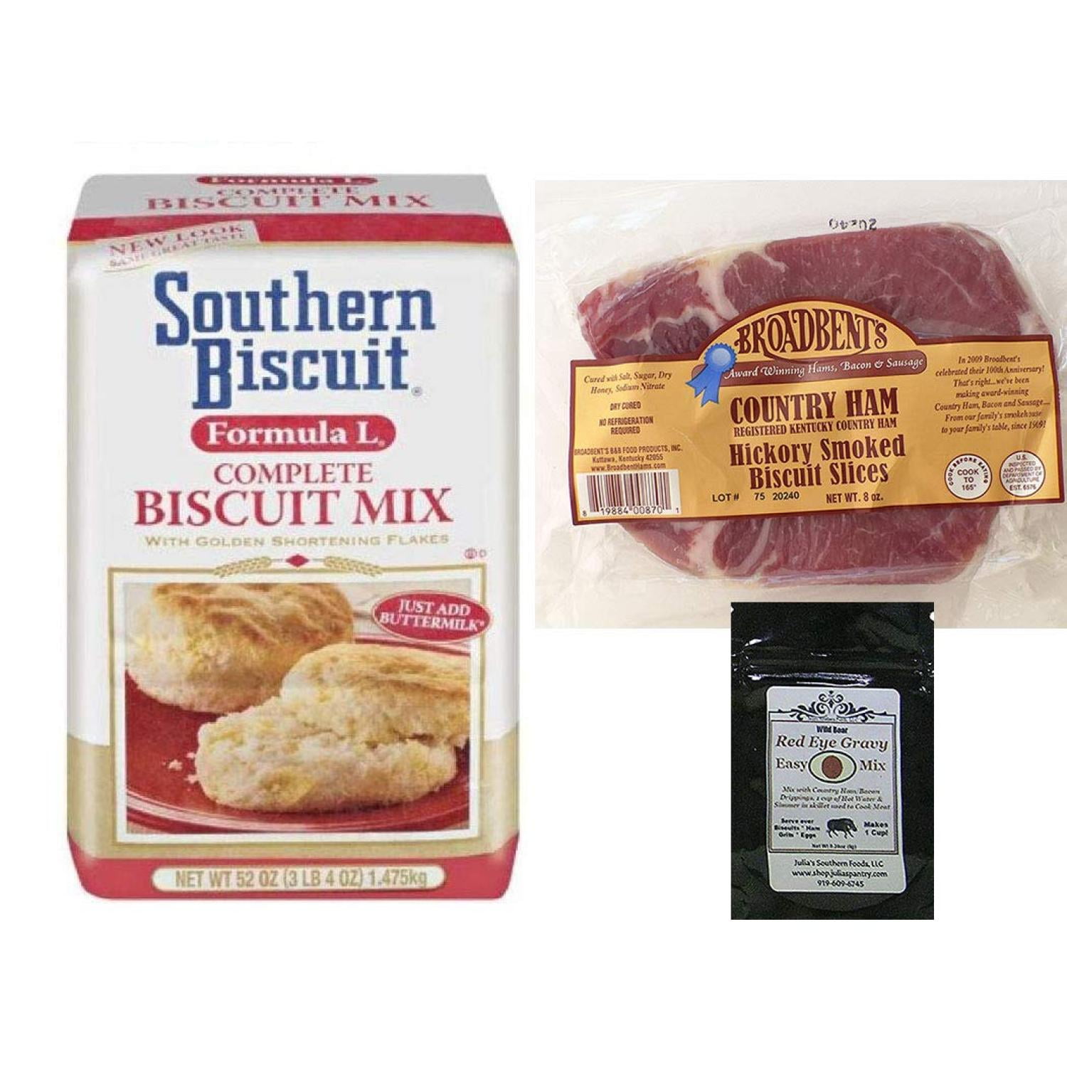 Southern Biscuit Formula L Biscuit Mix (52 Oz) and Hickory Smoked