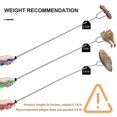 thumbnail image 3 of Bbq Marshmallow Roasting Stainless Steel Forks Set Extendable Rotating 34 Inch U Shape Hot Dog Roasting, 3 of 5