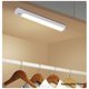thumbnail image 2 of Barra de luz LED con Sensor de movimiento recargable, luz nocturna de inducción, lámpara magnética inalámbrica portátil para armario, mesita de noche de cocina, 2 of 5