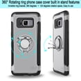 thumbnail image 4 of Galaxy S8 Case, Cellularvilla [Heavy Duty] High Impact Dual Layer Protective Case [Shockproof] Built-in 360 Degree Rotating Ring Holder Kickstand Cover For Samsung Galaxy S8, 4 of 8