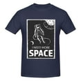 thumbnail image 4 of Bingfone I Need More Space Men'S Loose Fit Short-Sleeve Pocket T-Shirt, 4 of 7