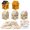 1 set-U9, variant on Halloween Crafts for Kids 14 Pack Wooden Pumpkin House DIY Kit 3D Paintable Art Project for Classroom School Activities Party Decoration Boys Girls Age 6-12
