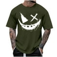 thumbnail image 2 of Donemore Men's Summer Round Neck Short Sleeve T-Shirt with Trendy Printed Design, Lightweight Breathable Casual Top for Daily Wear, Versatile Stylish Men's Clothing, 2 of 4