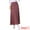 Burgundy, variant on DARING DIVA Women's Foldable High Waist Flowy Flare Maxi Skirts XS Dark Gray