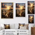 thumbnail image 4 of Designart "Cityscape of Jerusalem in Judaism II" Religion & Spirituality Floater Framed Canvas Art Print, 4 of 7