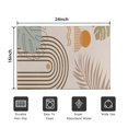 thumbnail image 5 of Brown Boho Geometric and Plant Pattern Door Rugs,Washable Non Slip Door Mats Indoor,Decorative Door Mats,Entry Mat Indoor for Entrance,Bedroom,Kitchen,Bathroom,16"x24", 5 of 6