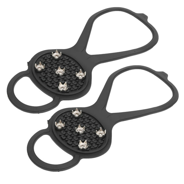 Crampones de dientes, 1 par de 5 dientes Crampones para escalar en nieve al aire libre Crampones probados profesionalmente