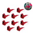 thumbnail image 3 of Injueey 10 Uds. De colgantes de Navidad de pájaro rojo vivo, decoración colgante de tamaño pequeño, diseño de escena, colgante de pájaros Kits de decoración para fiestas, 3 of 6