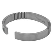 QRay Titanium Steel Men Women C-Shaped Health Wellness Bracelet