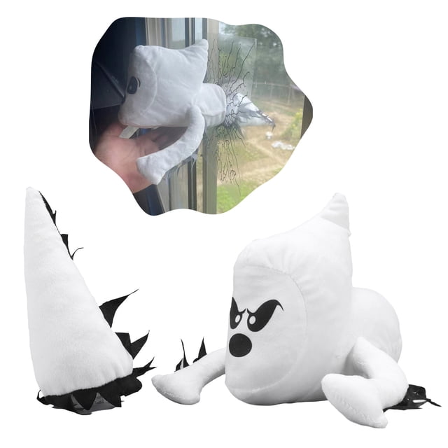 Fantasma Enojado, Juguetes De Peluche, Fantasmas Estrellados, Fantasma De Ventana Rota De Halloween Para Decoración De Fiesta Interior Al Aire Libre