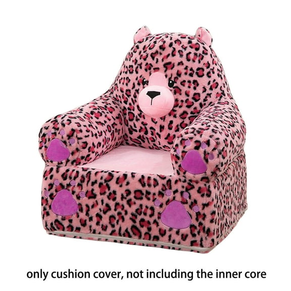 Folding Children'S Sofa Backrest Armchair 2 In 1 Folding Children'S Sofa Cute Cartoon Lazy Sofa Baby Chairs Comfy Foldable Couch & Reading Chair Without Padding Or Padding Core Sofa Cover Home Decor