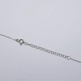 thumbnail image 3 of Sterling silver necklace, round Turkish eye and cubic zirconia pendant, 3 of 4