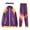 Purple, variant on Tiweut Boys Casual 2 Piece Outfits Kids Toddler Baby Unisex Spring Summer Patchwork Long Sleeve Pants Coat Sports Headbands Boy Classic Fit Clothing Suit 10-12 Y