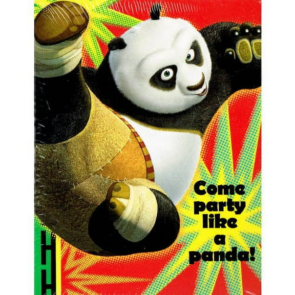 Kung Fu Panda '2' Invitations w/ Env. (8ct)
