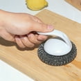 thumbnail image 4 of Stainless Steel Pot Scrubber with Detachable Head for Kitchen Sink Cleaning 1-Pack, 4 of 6