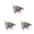 thumbnail image 3 of Flores artificiales Inteprter decoración de boda 3 piezas púrpura, 3 of 6