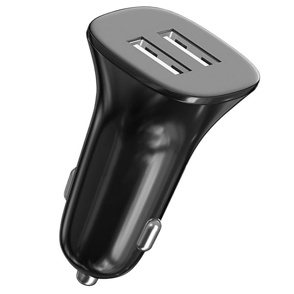 YIEMEEN Car Charger Double USB Port Fast Charging Cigarettes Lighter Socket for Cellphone