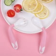 thumbnail image 3 of Baby Cutlery Easy Grip Heat-Resistant Twistable Self Feeding Learning Spoon Fork, 3 of 9