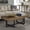 Brown, variant on iNSPIRE Q Nadian Industrial Coffee Table with 2 Drawers, Black