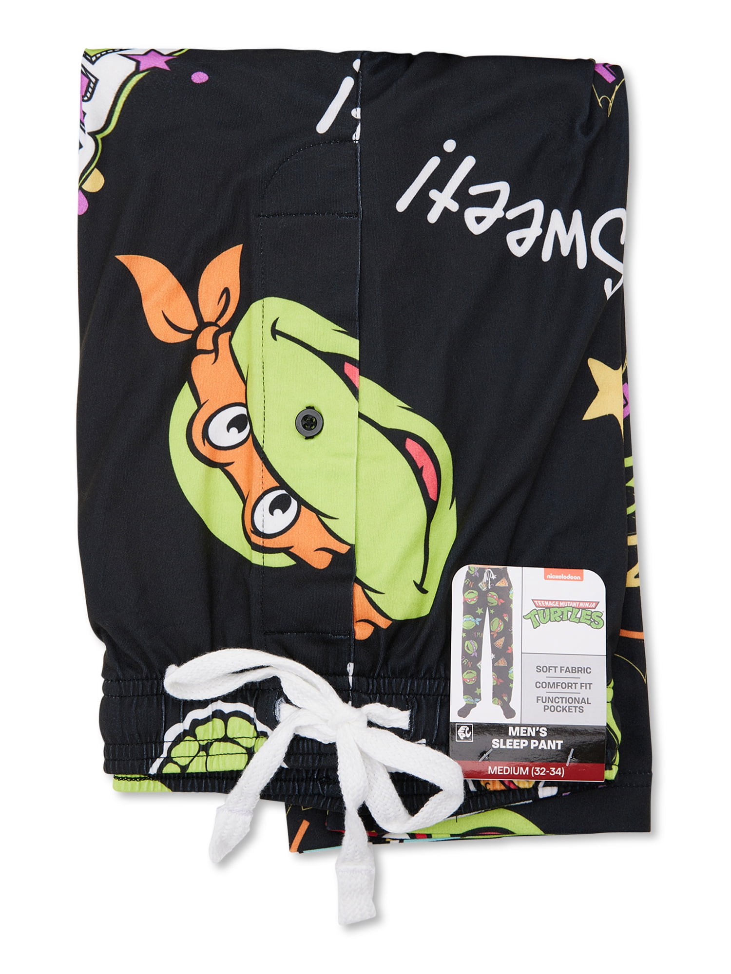 Teenage Mutant Ninja Turtles Men's Sleep Pants, Sizes S-2XL