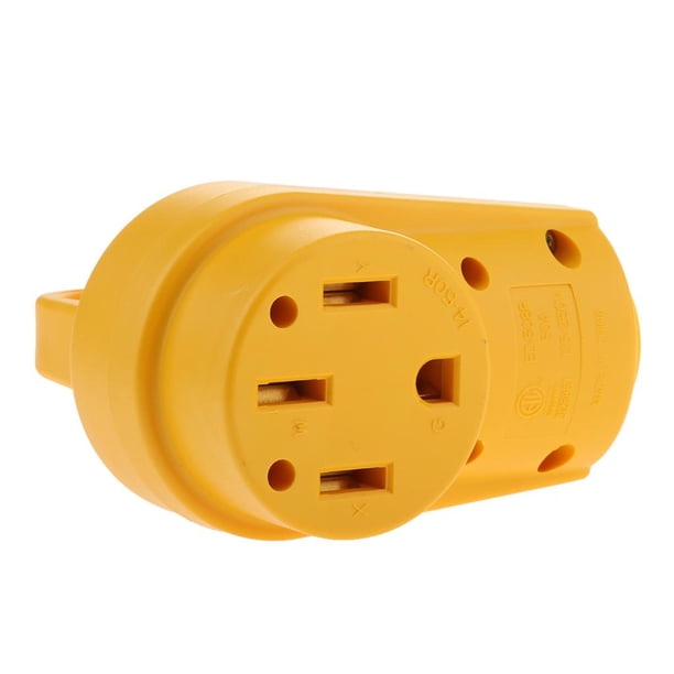 Potencia del cable de extensión 50A, Configuración RV estándar 50A, Reemplazo del extremo del cable femenino de 50 amperios, Cable de extensión 50A, Hembra, Extremo del cable de 50