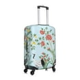 thumbnail image 3 of Disketp Chinoiserie Floral Palm Tree Elastic Travel Luggage Cover Travel Suitcase Protective Cover For Trunk Case Apply To 18''-32'' Suitcase Cover-X-Large, 3 of 9