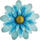 thumbnail image 1 of Decoración de pared de flores de metal de 33 cm, decoraciones artísticas de pared de flores multicapa, para balcón, patio, porche, dormitorio, sala de estar, jardín, oficina (azul) brillar Electrónica, 1 of 5