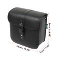 thumbnail image 3 of Unique Bargains Pair Universal Motorcycle Saddlebag Quick Release Buckles Black for Motorcycle 10.24"x4.33"x9.45", 3 of 8