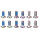 thumbnail image 2 of Bicicleta 12 pernos de freno de Ndcxsfigh disco M5 x 8 mm T25 para portabotellas de (Multi), 2 of 6