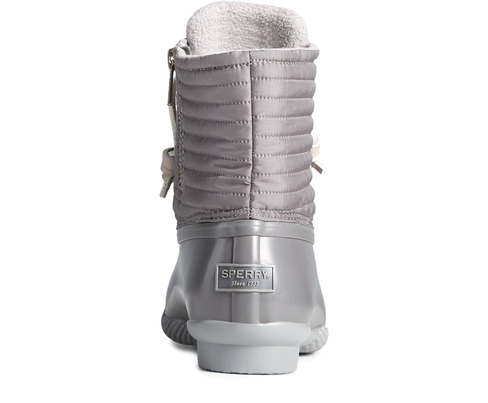 light gray sperry duck boots