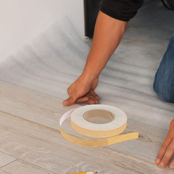 LIFKOME 1 Roll Self-Adhesive Floor Tiles Tape Floor Tiles Caulk Strip Floor Tiles Seam Tape Wall Sticker Film Strip Border Tape Self-Adhesive Floor Gap Seal
