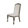thumbnail image 2 of Fabric seat and Back upholstered Side chair  Rustic Brown  Pack of 2, 2 of 2