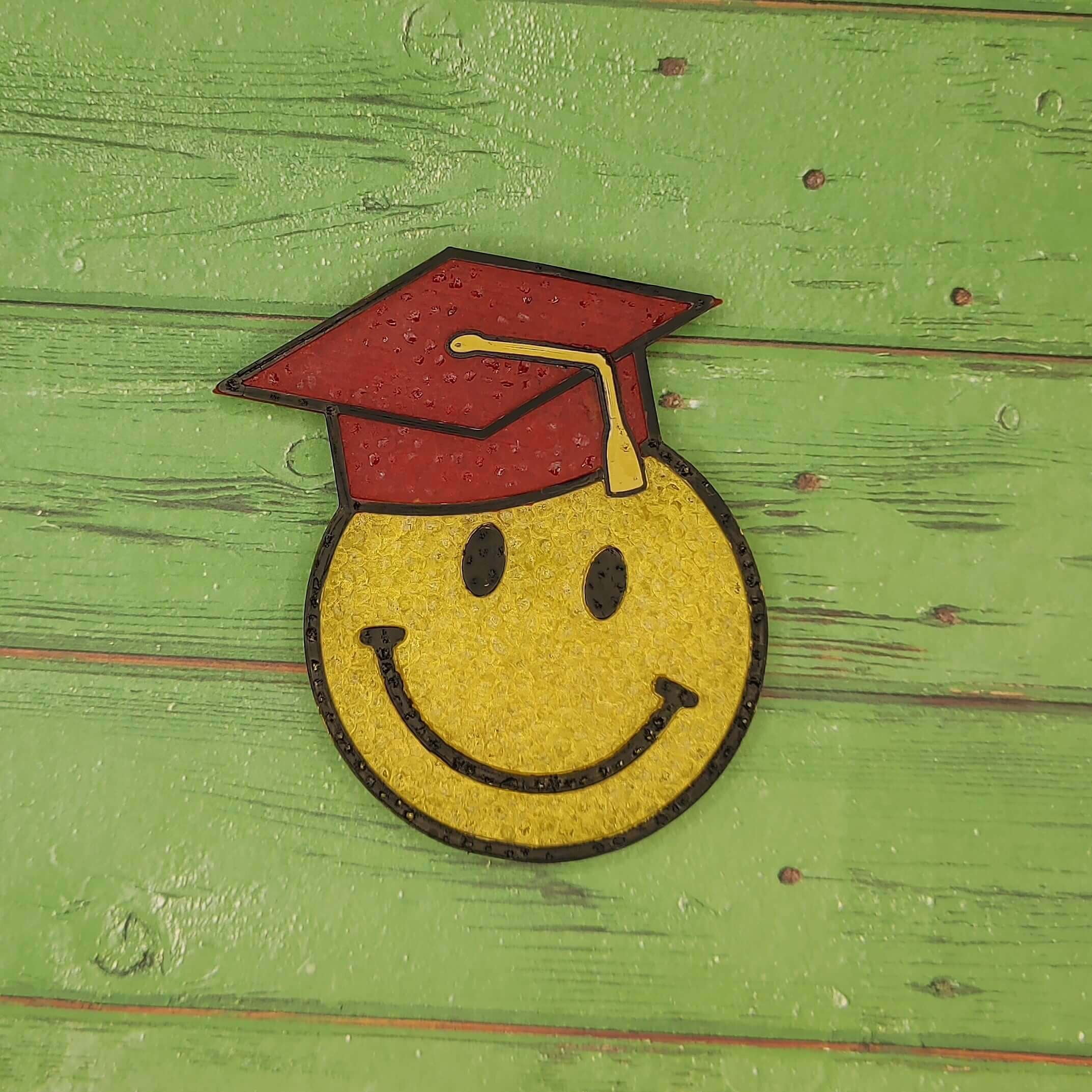 Smiley Graduate Silicone Freshie Mold