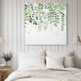 thumbnail image 4 of Sage Green Eucalyptus Leaves Wall Art Painting on Canvas, Summer Weeping Floral Botanical Canvas Art Home Prints Wall Art Framed Modern Artwork for Living Room Bedroom Wall Decor 12x12in, 4 of 9