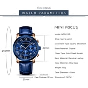Men's Watches Sports Quartz Wristwatches Leather Strap Luminous Hands