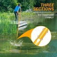 thumbnail image 7 of YOWPSY Aquatic Weed & Sludge Tiller, Lake & Pond Weed Removal Tool，Rid Weeds Roots and Muck Buildup, 18ft Aluminum Handle, 6 Preassembled Stainless Steel Blades, Super Easy Assembly, Yellow., 7 of 7