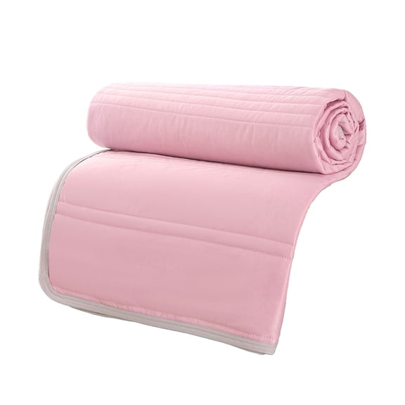 JeashCHAT Summer Cooling Comforter Breathable Soft Lightweight Cooler Quilt Cooling Blanket for Hot Sleepers and Night Sweats, 39"x59", Pink