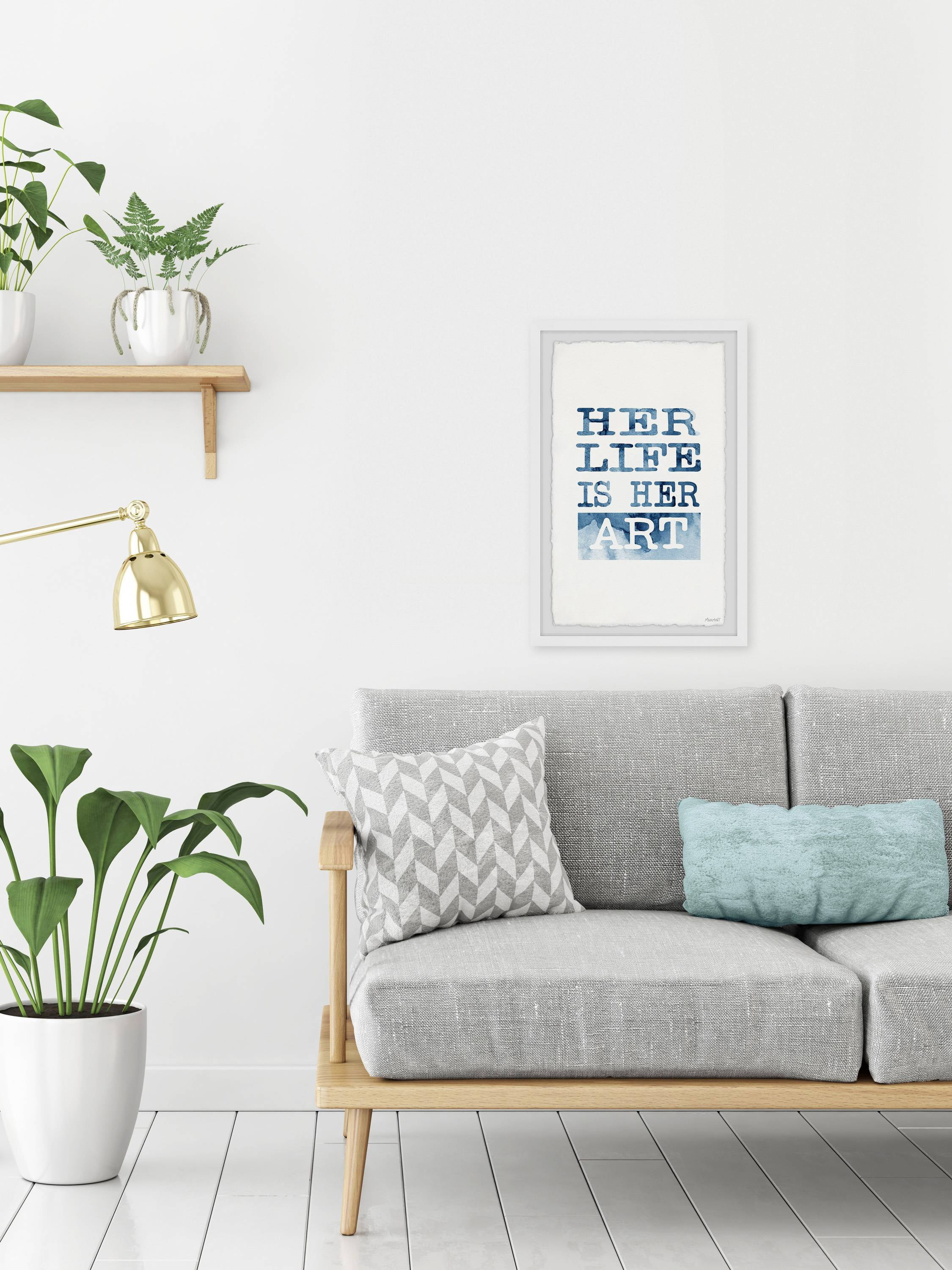 Marmont Hill Her Life Is Her Art Framed Wall Art