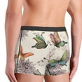 thumbnail image 6 of Cauagu Flying Butterflies-1 Print Boxer Briefs for Men,Comfortable Breathable Men's Underwear Moisture Wicking Underpants -Large, 6 of 8