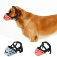 thumbnail image 4 of NIBOLOG Dog Muzzle Adjustment Breathable Hollow Anti Bark Bite Chew Pet Mouth Cover Pet Supplies, 4 of 7