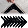thumbnail image 1 of 8 Uds almohadillas antideslizantes para alfombras para pisos de madera dura, alfombras de área de azulejos, pinzas de alfombra reutilizables lavables, soporte de pegatinas de cinta para alfo, 1 of 5