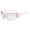 White#615-549, variant on Futuristic Rimless Star Wrap Around Sunglasses Lightweight PC Frame Y2K Fashion Eyewear for Cycling Daily Outdoor Streetwear