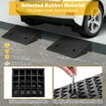 thumbnail image 4 of Gymax 2 Pack Rubber Curb Ramp w/ 6800 LBS Load Capacity 5'' Raised Height Wheelchairs, 4 of 10