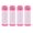 sublimation pink, variant on 12 oz sublimation sippy cup stainless steel vacuum insulated blank kids tumbler colored light pink water bottle for DIY Heat Press Print Crafting Gift 4 pack