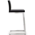 thumbnail image 4 of Tabouret de Comptoir en Acier Inoxydable Gris Parma - Ensemble de 2, 4 of 10