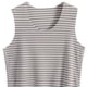 thumbnail image 4 of Ropa interior térmica Tops de moda para mujer de invierno sin mangas de cuello redondo cómodas camisetas sin mangas lisas regulares blusa de poliéster para mujer, 4 of 5