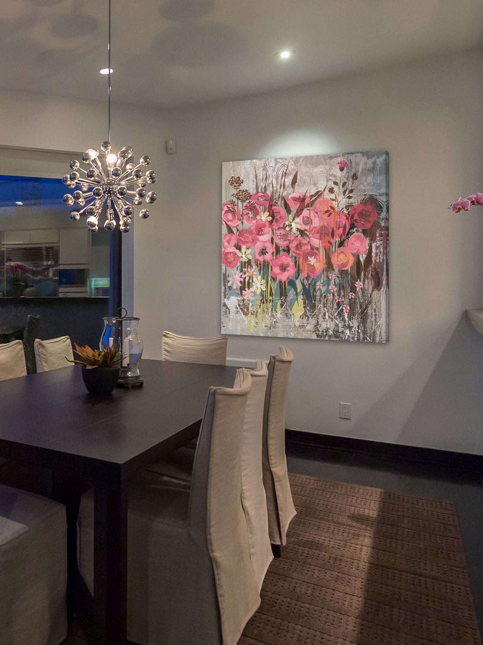 Marmont Hill "Floral Frenzy Pink I" Painting Print on Canvas
